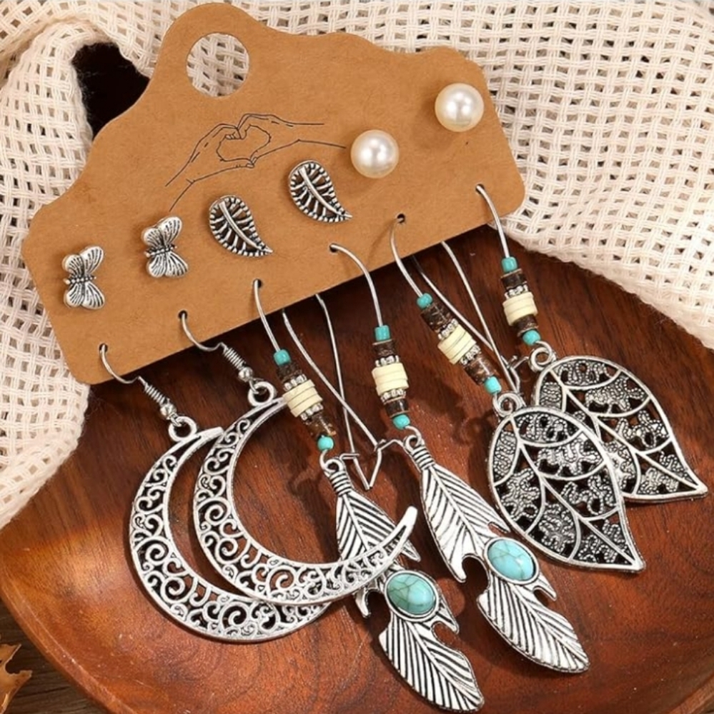 Boho Style Earrings NWT